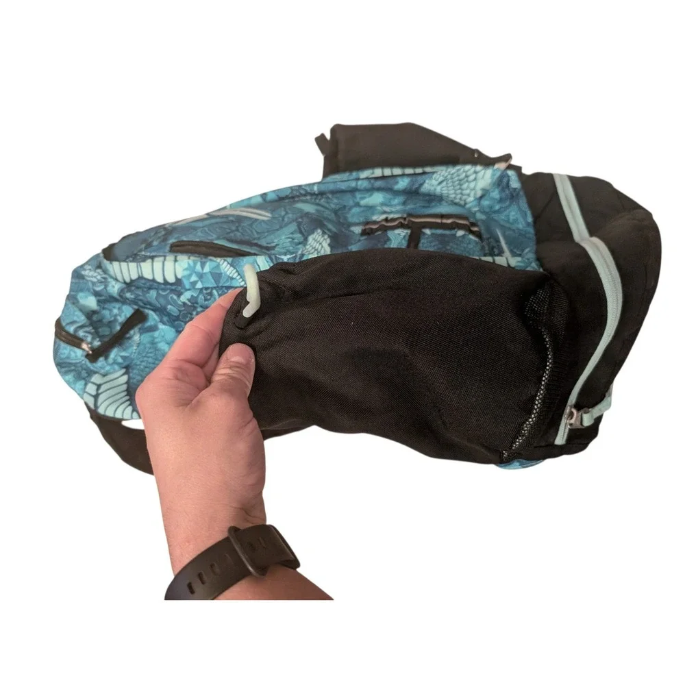 Nike Kobe Bryant Mamba Basketball Backpack Blue Snakeskin BA4738-444